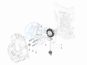 Granturismo 200 L drawing Flywheel magneto