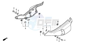 NX500 DOMINATOR drawing SIDE COVER