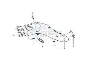 SKIPPER 4T 125-150 drawing Rear fender