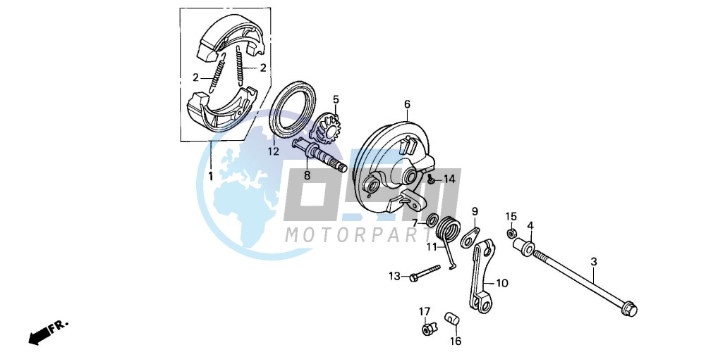 FRONT BRAKE PANEL