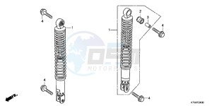 SH300AC drawing REAR CUSHION