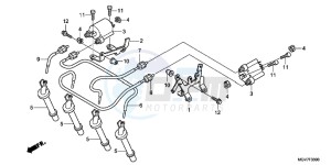 CBR600FAB CBR600F ABS E drawing IGNITION COIL