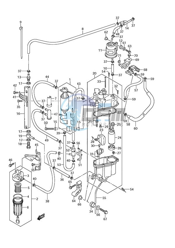 Fuel Pump/Fuel Vapor Separator