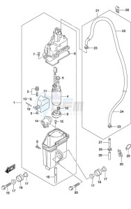 DF 150 drawing Fuel Vapor Separator