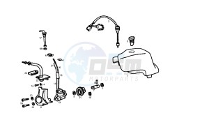 SENDA SM DRD RACING LTD - 50 CC VTHSR2A2B drawing OIL PUMP