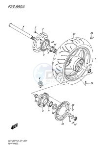 GSX-1250F ABS EU drawing REAR WHEEL