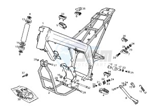 SENDA R - 125 drawing FRAME