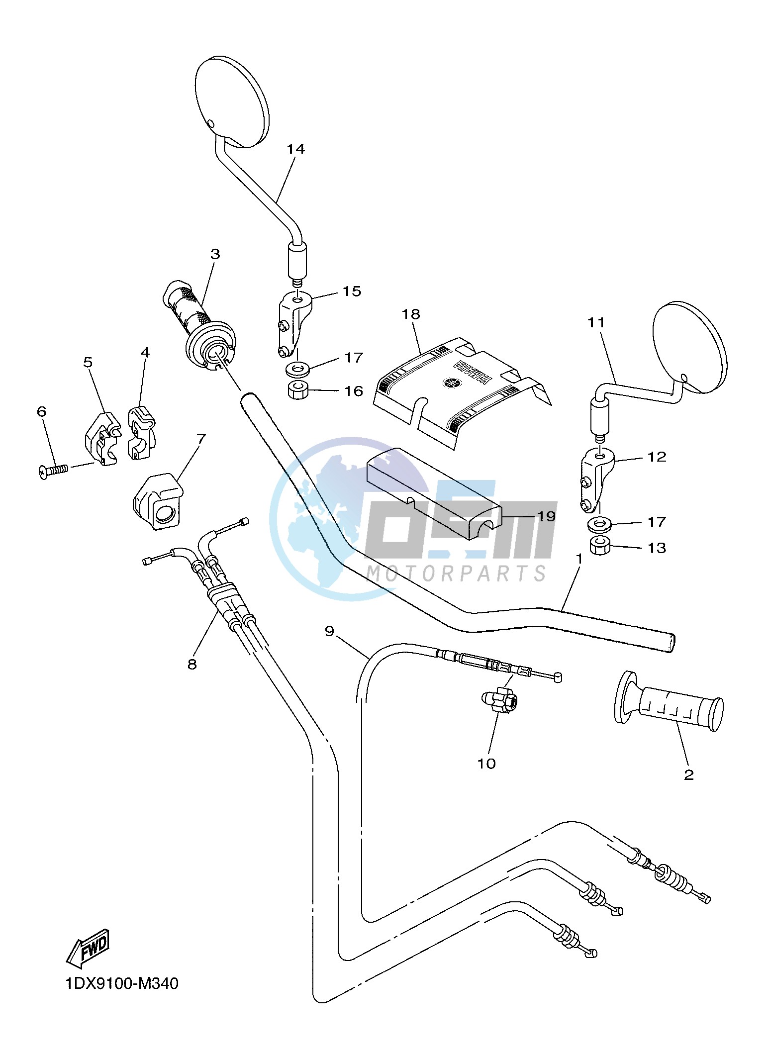 STEERING HANDLE & CABLE