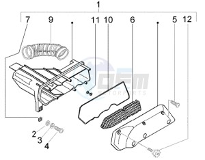 Liberty 50 2t RST drawing Air Cleaner