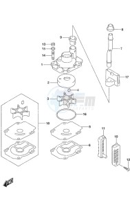 DF 30A drawing Water Pump