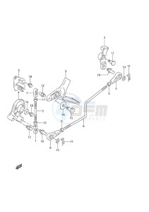 DF 25 drawing Throttle Control Non-Remote Control