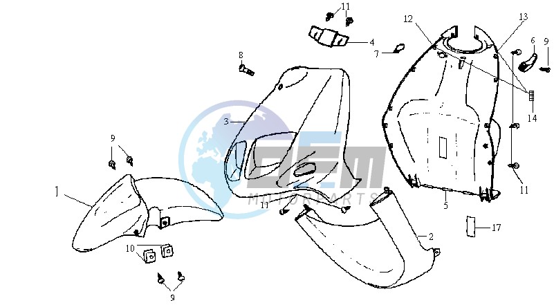 FR PLATE / FRONT FENDER