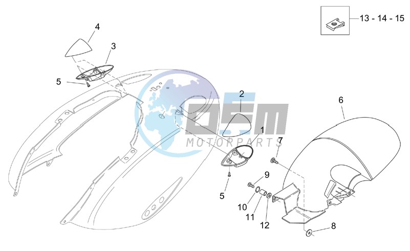 Rear body - Mudguard