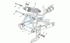 Daytona 1000 RS RS drawing Swing arm