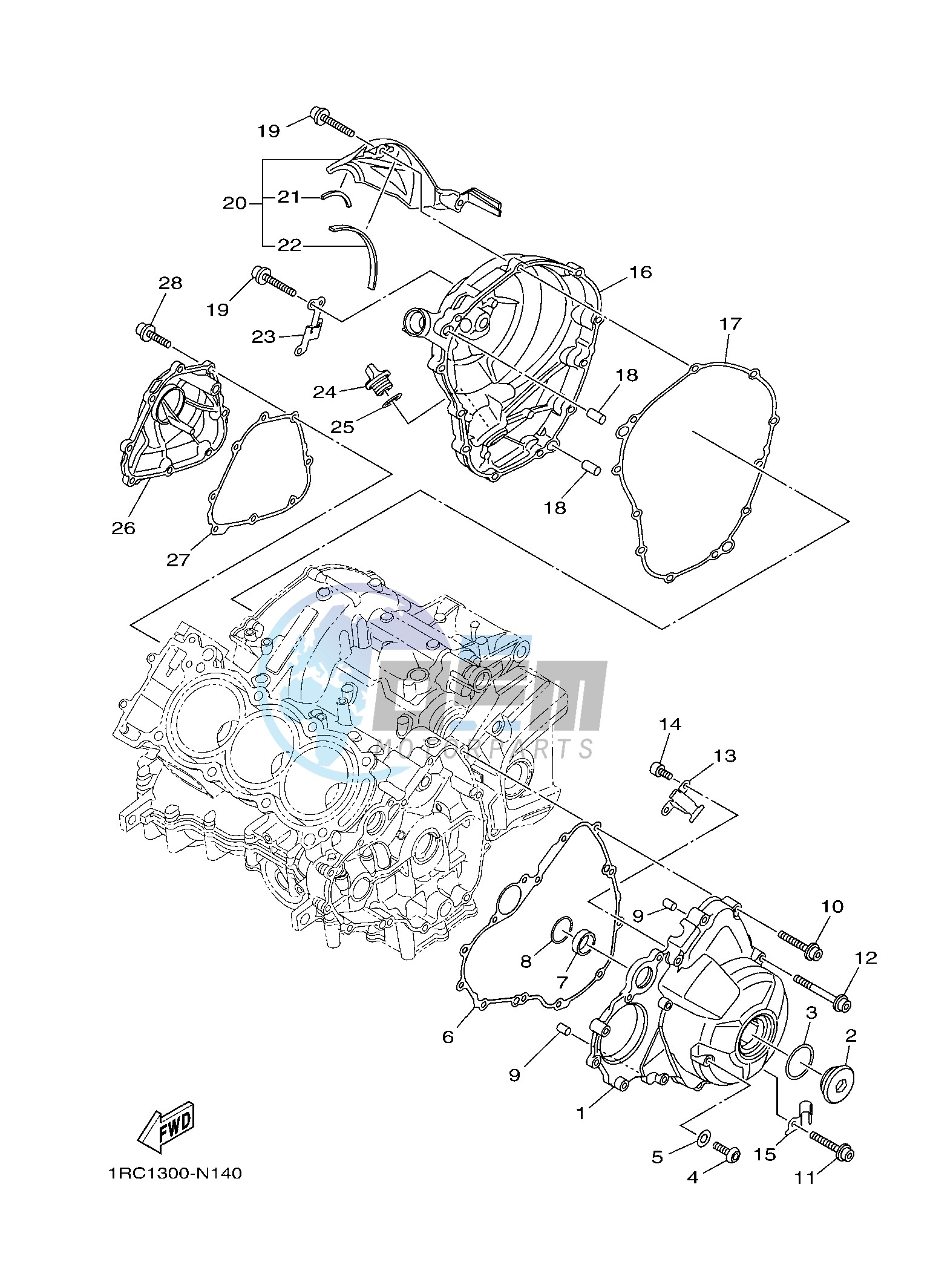 CRANKCASE COVER 1