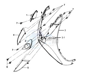 MIO 100 E3 drawing FR PLATE / INDICATORS