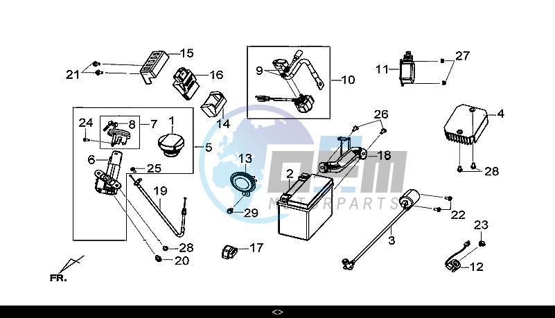 ELECTRIC PART / GTS 300I ABS (LN30W9-EU) (L7-M0)