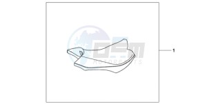 CB1000R9 Europe Direct - (ED) drawing SEAT ASS*PRD/PBK*