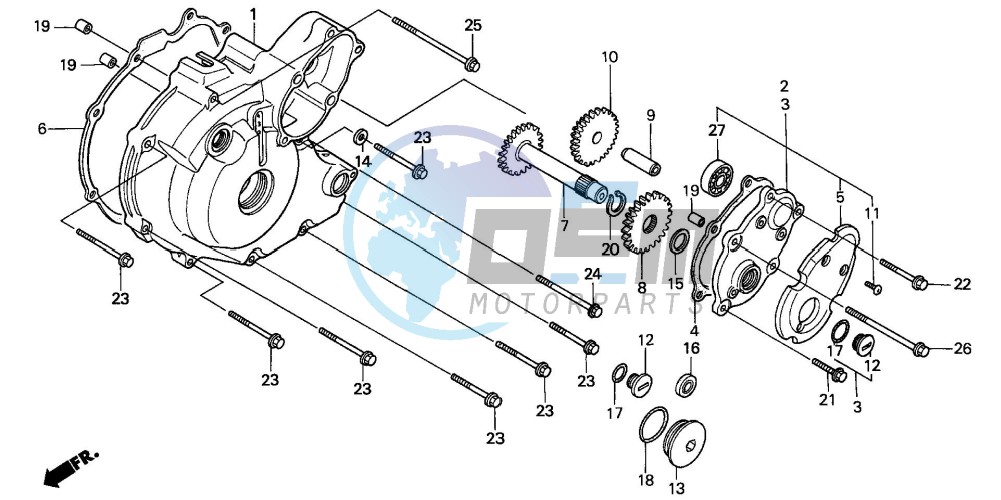 LEFT CRANKCASE COVER