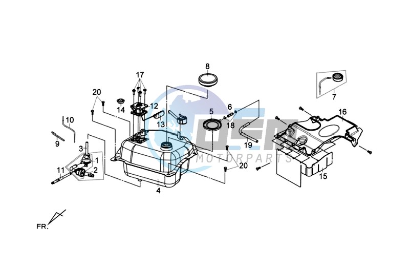 FUEL TANK - FUEL CUT