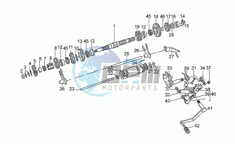 Driven shaft