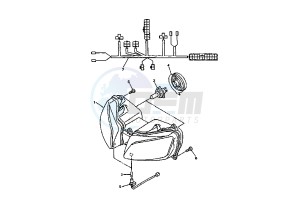 YZF R1 1000 drawing HEADLIGHT