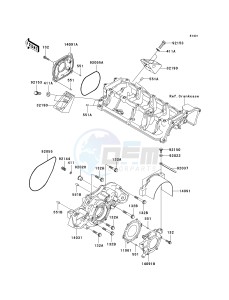 JT 1500 C [ULTRA LX] (C7F-C8F ) C8F drawing ENGINE COVER-- S- -