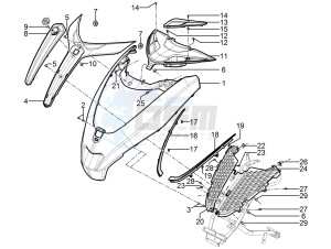 MP3 300 YOURBAN LT RL-SPORT NOABS E4 (EMEA) drawing Front shield