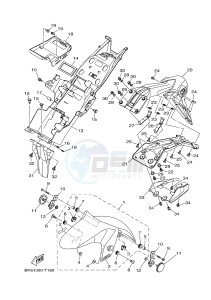 YZF-R3 YZF-R3A 321 R3 (BR51 BR52) drawing FENDER