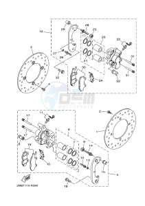 YXE700ES YXE70WPSG WOLVERINE R-SPEC EPS SE (BN52) drawing REAR BRAKE CALIPER