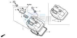 CBR125RS drawing CYLINDER HEAD COVER