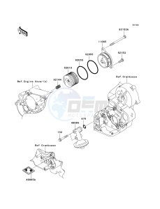 KLX 450 A [KLX450R] (A8F-A9F) A8F drawing OIL FILTER