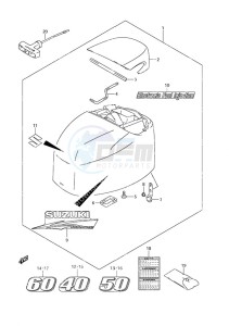 DF 60A drawing Engine Cover