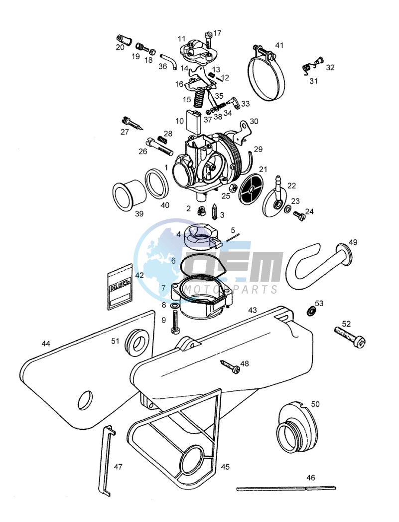 Carburator-air filter