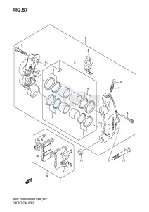 GSX-R600 (E3-E28) drawing FRONT CALIPER