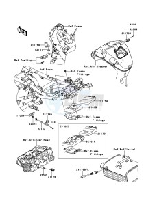 VERSYS KLE650B7F GB XX (EU ME A(FRICA) drawing Fuel Injection