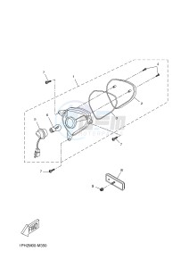 NS50N AEROX NAKED (1PL4) drawing TAILLIGHT