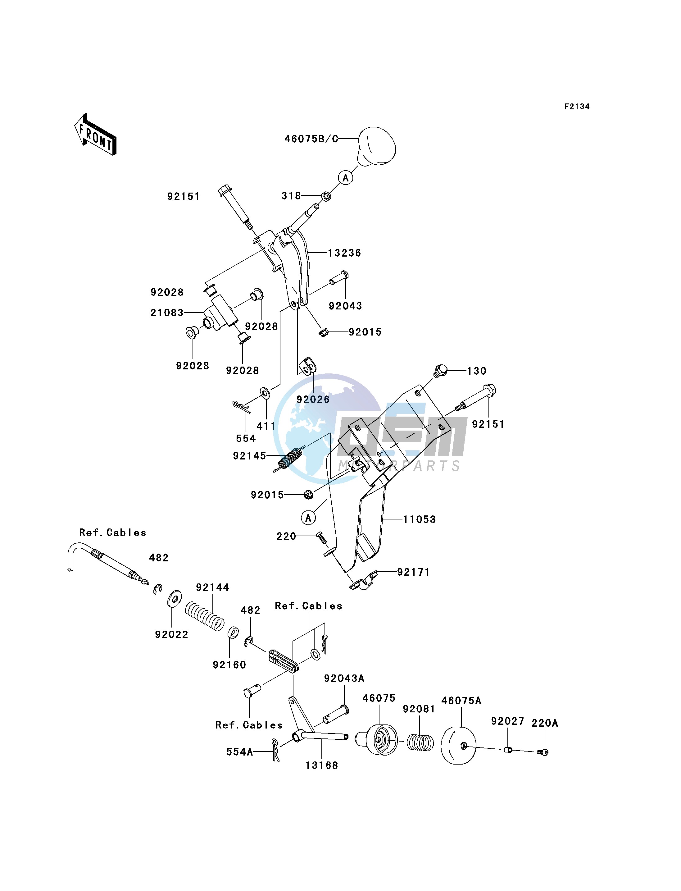 SHIFT LEVER-- S- -