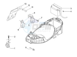 LX 150 4T E3 Vietnam drawing Control switches - Battery - Horn