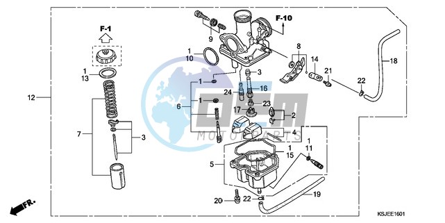 CARBURETOR (CRF100F)