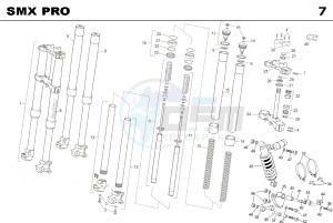 SMX PRO 50 drawing SUSPENSION