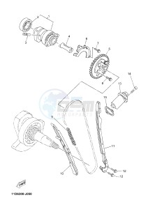 XT660ZA XT660Z ABS TENERE (2BE4 2BE4 2BE4) drawing CAMSHAFT & CHAIN