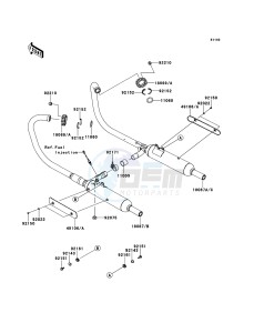 W800 EJ800ACFA GB XX (EU ME A(FRICA) drawing Muffler(s)