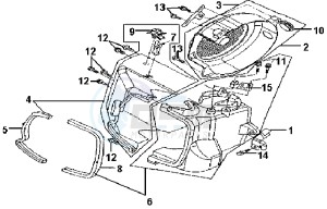 MEGALO 125 drawing AIR SHROUD