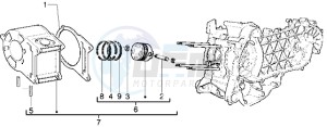 Runner 180 VXR drawing Cylinder-piston-wrist pin assy