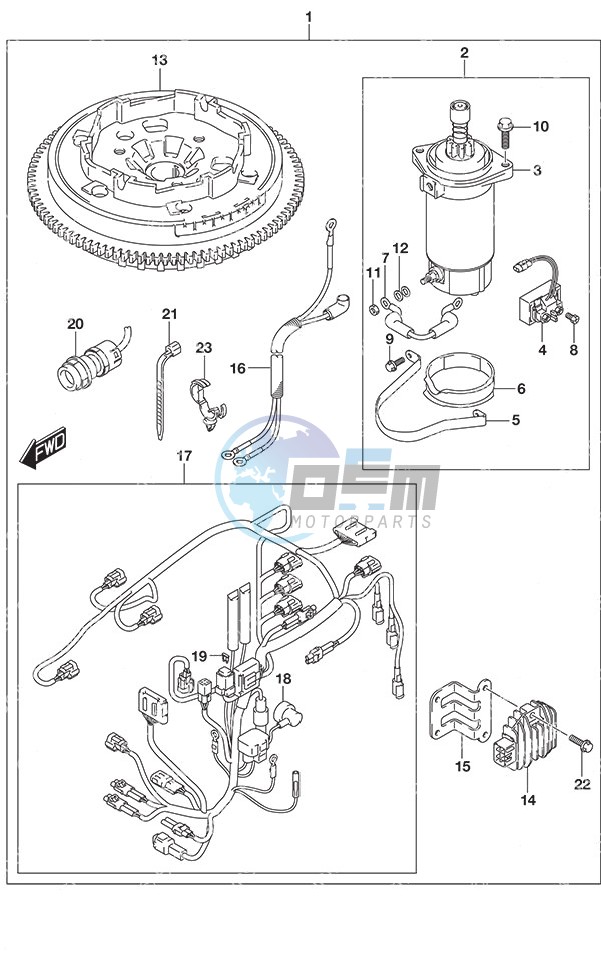 Starting Motor Manual Starter