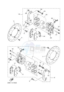 YXE700E YXE70WPXH WOLVERINE R-SPEC EPS (2MBD) drawing FRONT BRAKE CALIPER