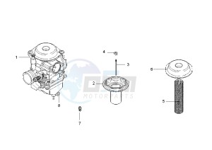 CINDERELLA - 50 cc drawing CARBURETTOR