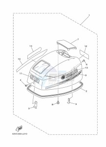 9-9FMHS drawing FAIRING-UPPER