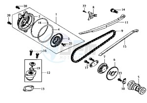 JOYRIDE - 150 cc drawing CAMSHAFT